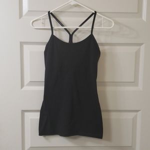 Lululemon Black Y Tank